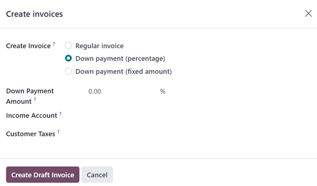 Create invoices pop-up form that appears in SotaERP Sales.