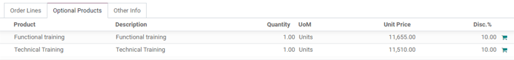 How to add optional products to your quotations on SotaERP Sales.