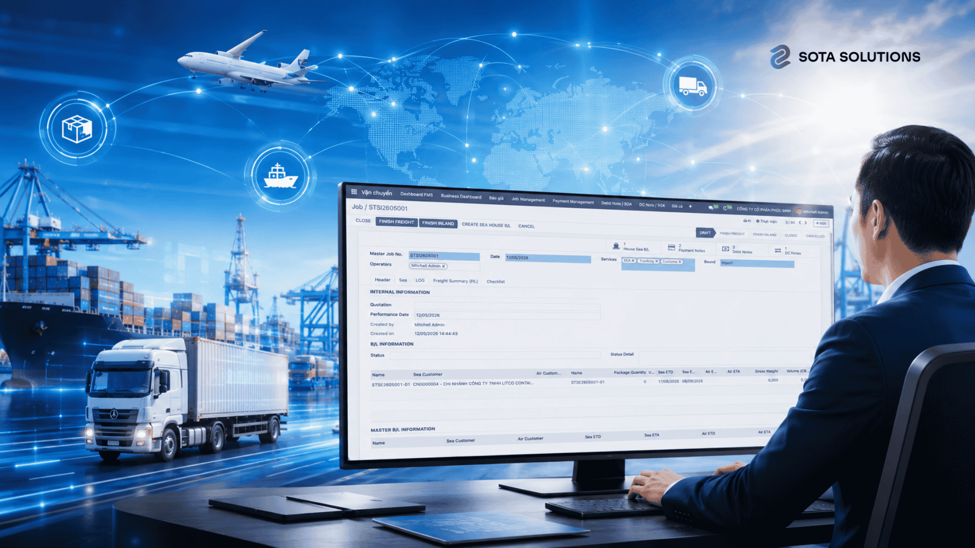 Optimizing logistics operations with the Job Management feature on FMS