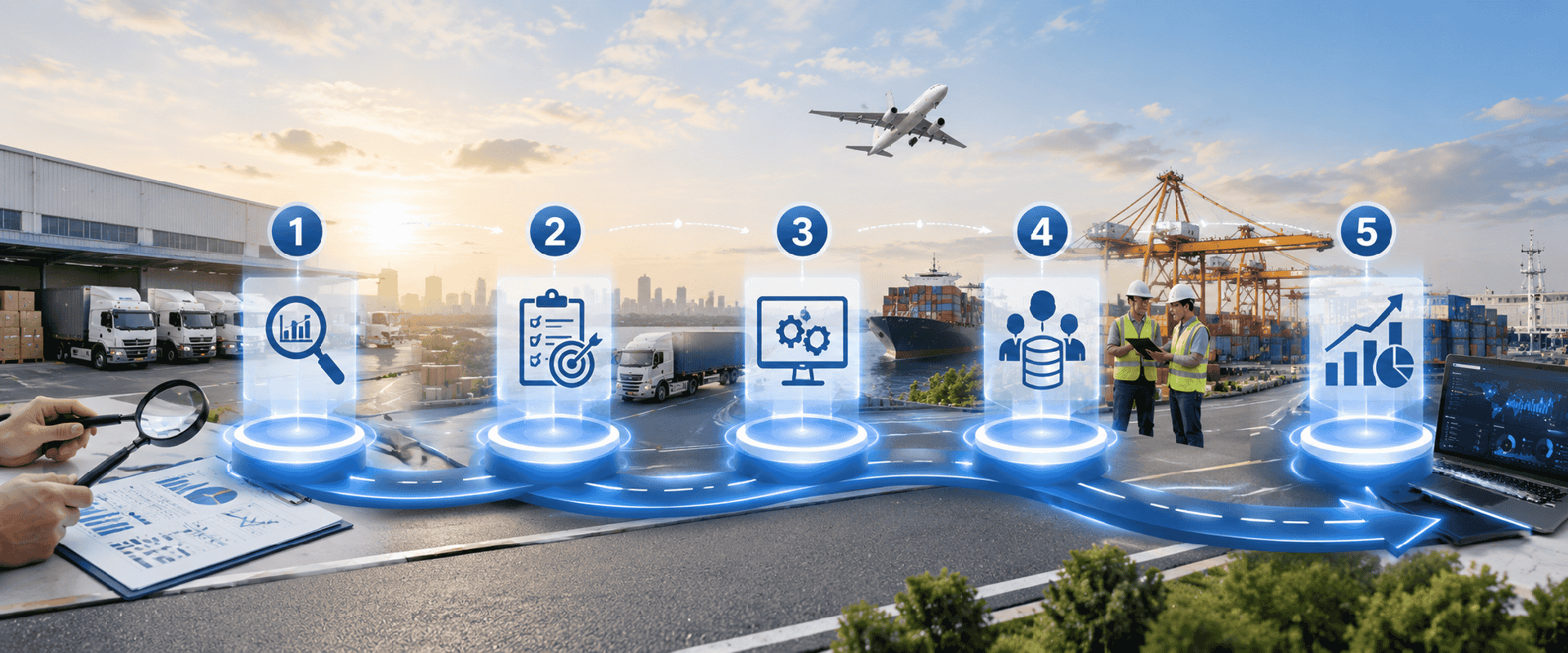 5 Steps to successful digital transformation for logistics business
